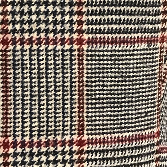 Brooks Brothers black red plaid blazer jacket wool silk lined 6 Petite classic - Picture 4 of 4